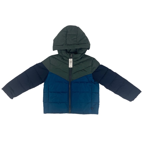 NWT Gap Kids Cold Control Max Puffer Hooded Winter Jacket - Size S (6/7) - Picture 3 of 5